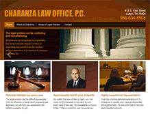 Tablet Screenshot of charanzalawoffice.com